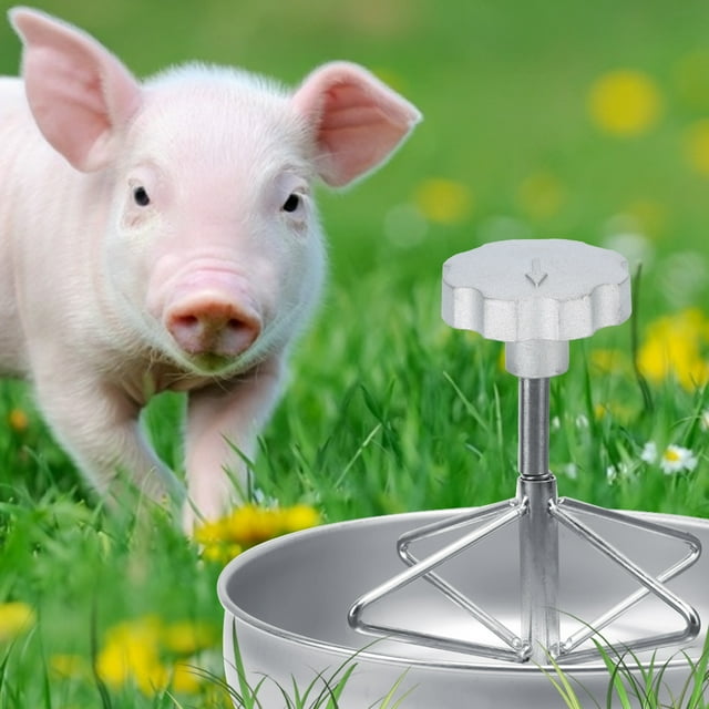 Bol d'Alimentation pour Porcelets - Bol d'Alimentation pour Porcelets en Alliage de Zinc Raccords pour Animaux d'Élevage Équipement d'Alimentation Accessoires