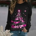 thumbnail image 6 of Makaor Sweatshirt Women Christmas Crew Neck Tops Raglan Sleeve Long Sleeve Pullover Graphic Casual Clothes, 6 of 6