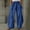 Blue, variant on Endives Womens Wide Leg Pant Floral Print Four Pocketed Casual Pants Scimitar Pants 2026 Summer Trendy