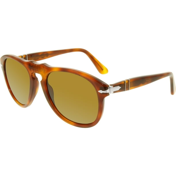 Persol Men s PO0649 96 33 52 Brown Oval Sunglasses Walmart