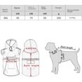 thumbnail image 4 of Impermeable para Perros con Rayas Reflectantes, con Capucha y Ajustable, 4 of 4
