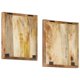 thumbnail image 3 of Paneles de pared VidaXL de madera de mango macizo tallada a mano, 40 x 40 x 1,5 cm, 2 unidades, 3 of 7