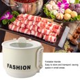 thumbnail image 3 of Electric Frying Pot, 450W 1.8L Cookware Cooking Pan Non Stick Cooking Electric Cooker with Pot Lid Portable Ramen Cooker Even Heating Stew Pot for Cooking Pasta, 3 of 7