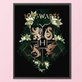 thumbnail image 3 of Cuadros Decorativos Punto de cruz completo 11CT Hogwarts bordado contado DIY costura arte hecho a mano DQrwqpou Nuevos Originales, 3 of 9