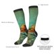 thumbnail image 4 of Fotbe Retro Birds Calcetas Divertidas Estampadas para Hombre y Mujer, Calcetas de Algodón hasta la Rodilla para Caminar, Correr, Enfermería y Embarazo, 4 of 6