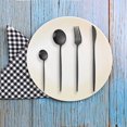thumbnail image 5 of Silverware Set, 16-Piece Satin Finish Flatware Set Service for 4, Knives/Forks/Spoons Included, Premium Stainless Steel Kitchen Cutlery Set For Home and Restaurant, Dishwasher Safe, 5 of 5