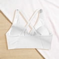 thumbnail image 6 of Womens Solid Tankini Top Pure Beach Tankini Swim Top Casual Swimwear White M, 6 of 7