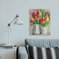 thumbnail image 2 of Stupell Industries Colorful Tulip Assortments in Farm Pitchers Designed by Ziwei Li, 2 of 6