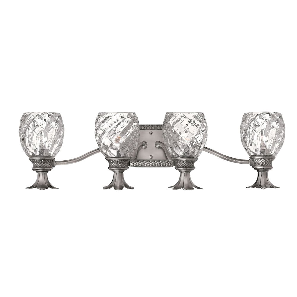Hinkley Lighting - Plantation - 4 Light Bath Vanity in Traditional and Glam