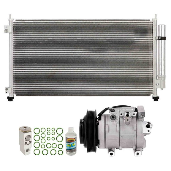 A/C Kit w/ AC Compressor Condenser & Drier For Honda Accord & CrossTour w/ 3.5L V6 - BuyAutoParts