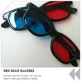 thumbnail image 4 of 20 gafas 3D portátiles de plástico con lentes rojas y azules y montura negra para cine., 4 of 5
