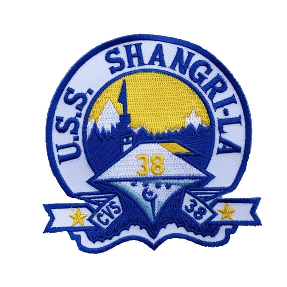 USS Shangri-La CVS-38 Patch - Sew On