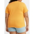 thumbnail image 3 of Levi’s Women's Plus Size Logo Perfect T-Shirt, 3 of 5