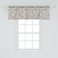 thumbnail image 2 of Ambesonne Moroccan Window Valance, Quatrefoil, 42" x 18", Blue Green, 2 of 3