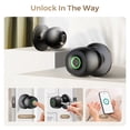 thumbnail image 3 of Door Knob LNDU Electronic Fingerprint Lock Room Smart Door Lock Zinc Alloy Matte Easy Installation, 3 of 8