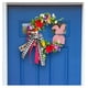 thumbnail image 1 of Letrero de madera de Pascua, corona, corona para puerta, colgante, patio al aire libre, decoración de Pascua, un círculo, 1 of 7