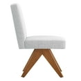 thumbnail image 5 of Modway Lyra 19" Heathered Fabric Dining Side Chair in Light Gray (Set of 2), 5 of 10