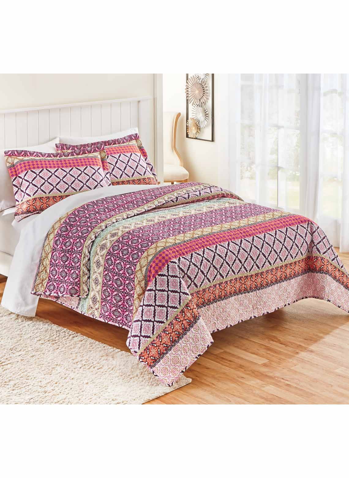 Jewel Tone Quilt Set - Walmart.com