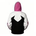 thumbnail image 3 of Spider Hero Cosplay Jacket, Superhero Graphic Zip Up Hoodie, Hooded Sweatshirt for Halloween Costume Party, Unisex Spider Hoodie, Novelty Streetwear, 3 of 3