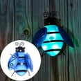 thumbnail image 4 of Idealhome2016 - Juego de 2 luces solares con forma de abeja para valla de jardín, simulación de abejas Verde rojo, 4 of 9