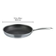thumbnail image 2 of Mainstays 12 in. Honeycomb-Clad Stainless Steel Non-Stick Skillet, 2 of 5