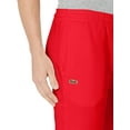 thumbnail image 3 of Lacoste Men's Sport Fleece Jogger Sweatpants, Red, Large, 3 of 3