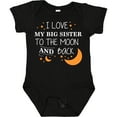 thumbnail image 3 of Inktastic I Love My Big Sister To The Moon and Back Boys or Girls Baby Bodysuit, 3 of 5