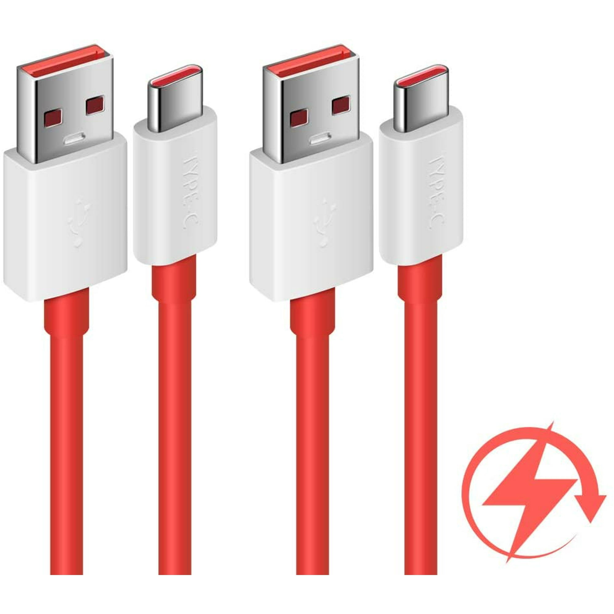 sydvest Kan ignoreres udskille COOYA 5V 4A Dash Charge Cable for OnePlus 7, Warp Charge for OnePlus 7 Pro/  7T, 6FT 2Pack USB C Charger Cable Long USB | Walmart Canada
