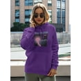 thumbnail image 2 of Retro Aesthetic Mountains Hoodie Women -Image by Shutterstock, Female 3X-Large, 2 of 4