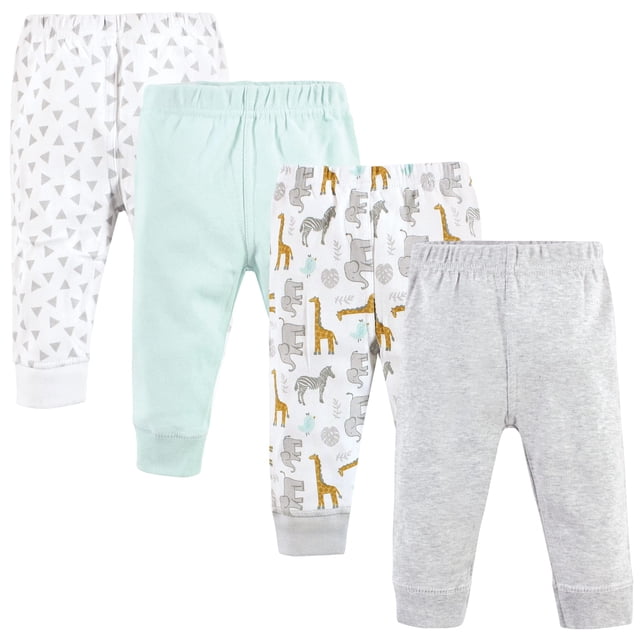 Hudson Baby Pantalones Y Leggings Unisex De Algodón Para Bebé, Color Amarillo Safari 3