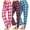 Set-4, variant on "Daresay Women's Flannel Pajama Pants - Set of Pajama Pants for Women, Soft, Comfy, Plaid Pants for Lounge & Sleep, 3-Pack."