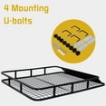 Universal Roof Rack Basket Car Top Luggage Carrier Cargo Holder Travel