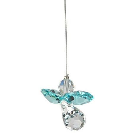 UPC 028375213016 product image for Woodstock Blue Zircon Crystal Guardian Angel Light Catcher Home Decoration CGBZ | upcitemdb.com