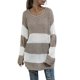 thumbnail image 1 of Suéter Dama Gibobby Suéteres acogedores e informales para mujer Otoño e invierno Caqui S, 1 of 5