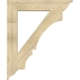 thumbnail image 3 of Ekena Millwork 6"W x 38"D x 46"H Balboa Traditional Rough Sawn Bracket, Douglas Fir, 3 of 4