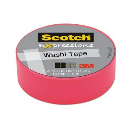 UPC: 0051141964256 | Scotch 0.59 Pink Expressions Washi Tape 10.9 Yds