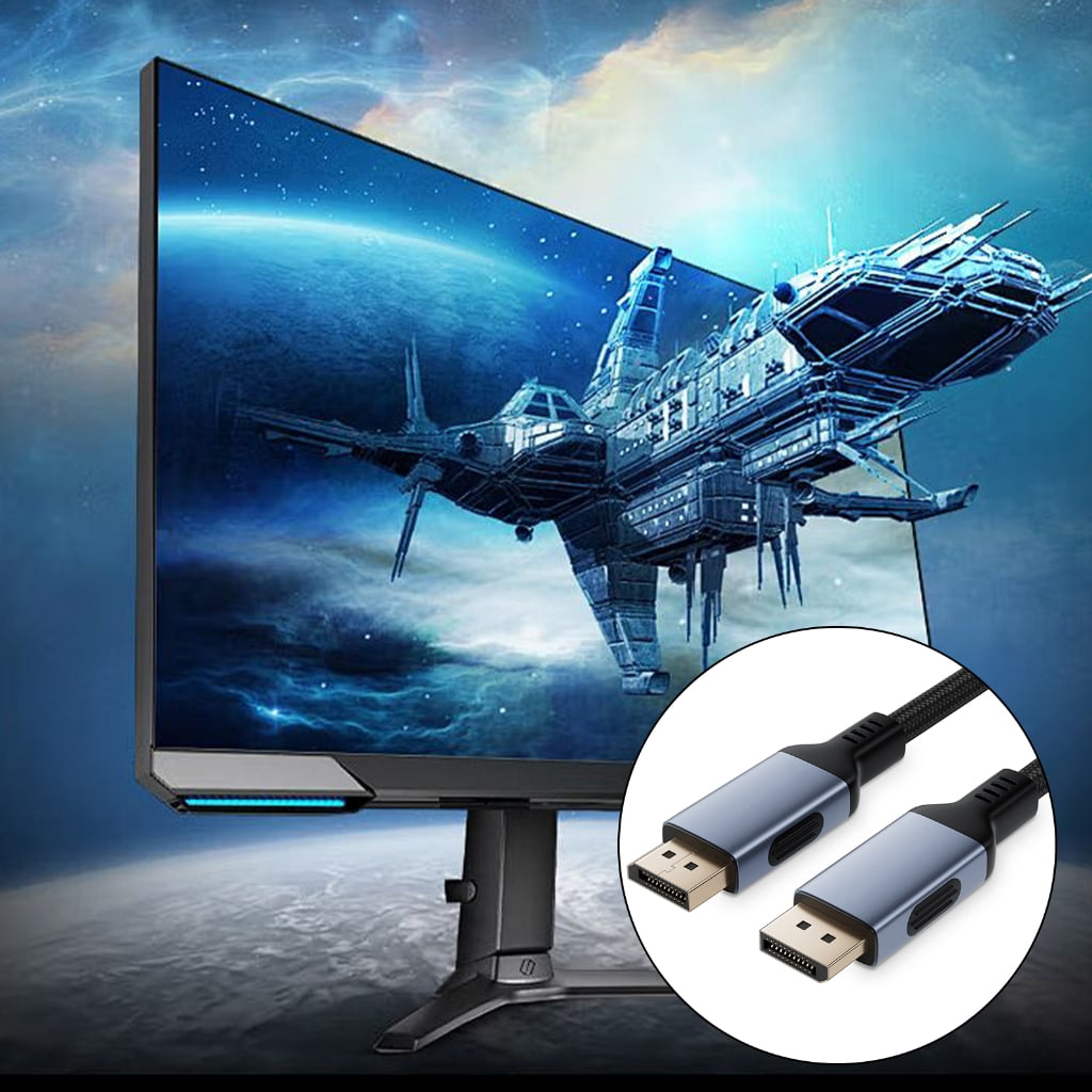 Zeiwohndc Speed DisplayPort 2.1 Cable for HiFi Graphics and Immersive Displays