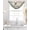 Off-White, variant on Spring Sheer Waterfall Valance Curtains for Window, Farmhouse Bicycle Botanical Floral Flowers Rod Pocket Sheer Topper Swag Curtains for Living Room, Kitchen 38.5"W x 47.2"L, 1 Panel