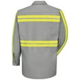 thumbnail image 3 of Red Kap Men's Long Sleeve Enhanced Visibility Industrial Work Shirt, 3 of 4