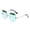 Mint Green, variant on Fruit Shaped Metal Sunglasses with Hollow Design and UV Protection for Parties Halloween and Outdoor Activities Black