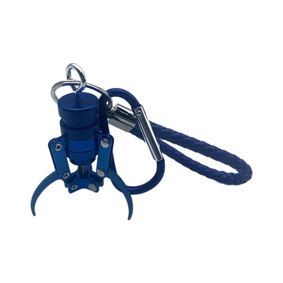 Juego de llavero con máquina de garras, máquina de garras arcade con premios, llavero colgante para hombre Azul