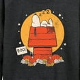 thumbnail image 3 of Peanuts - Snoopy Halloween Dog House - Women's Lightweight French Terry Long Sleeve Shirt, 3 of 6