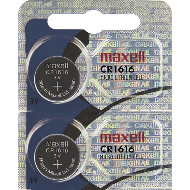 Maxell CR1616 3 Volt Lithium (2 Batteries)