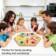 thumbnail image 6 of BESTSKY 2026 New Board Games for Family Night Double-Sided Board Design Aggravation Board Game Original Sustainable Wooden Design Board Games for Adults Style2, 6 of 6