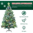 thumbnail image 3 of Twister.CK 6.5ft Pre-Lit Artificial Christmas Tree with Tree Topper Star , 350 Multi-Color Lights & 80 Pinecones Christmas Trees for Holiday Decorations 8 Lighting Modes, 3 of 7