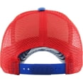 thumbnail image 4 of PU Leather Mesh Back Snapback Adjustable Baseball Cap, 4 of 6