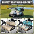 thumbnail image 4 of HUIACONG Beach Turtle & Seashell Golf Cart Seat Cover, Portable Breathable Golf Cart Seat Covers 2 Pack for 2-Seat Golf Carts, 4 of 7
