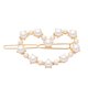 thumbnail image 1 of Pinzas para el cabello para mujeres, pinzas para peinar, pinzas para el cabello para niñas, elegantes horquillas con lazo de perla dulce, horquillas para damas, joyería para el cabello., 1 of 3
