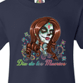 thumbnail image 4 of Inktastic Día de los Muertos Woman in Sugar Skull Makeup Youth T-Shirt, 4 of 5