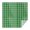 Green White Checkerboard, variant on Green White Checkerboard Checkered Pattern Square Tablecloth,Waterproof Square Table Cover,Wipeable Spillproof Washable Table Cover for Home Kitchen Party Decor 42"X42"(107x107cm)